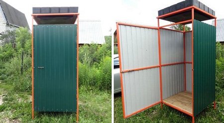 Літній душ своїми руками: ідеї та креслення Літній душ своїми руками: ідеї та креслення