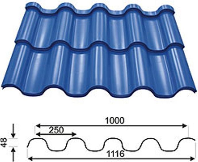 Металочерепиця Андалузія: монтаж, фото і відгуки Металочерепиця Андалузія: монтаж, фото і відгуки