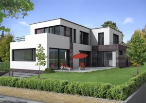 Проекти будинків з плоским дахом: експлуатована покрівля