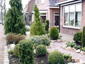 Палісадник перед будинком – які способи оформлення існують? + відео