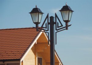 Вуличні ліхтарі на стовпи – способи монтажу світлодіодних світильників + Фото, відео