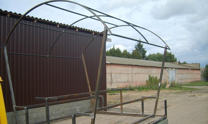 Альтанка з профільної труби – як зробити своїми руками + Фото, відео