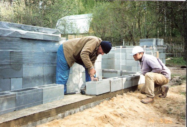 Технологія складання фундаменту з шлакоблоків своїми руками