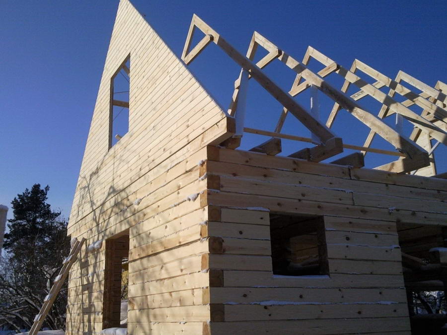 Як зробити фронтони двосхилим даху — пристрій і обшивка (фото, відео, схеми)