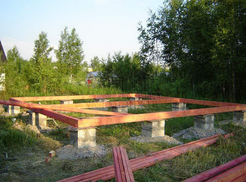 Будівництво альтанки з односхилим дахом — креслення та розрахунок (фото, відео)