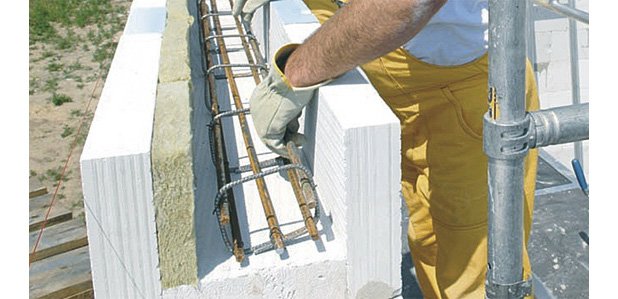 Армопояс на піноблоки   види армопоясов і поради виконроба