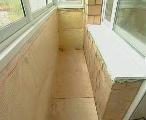 Утеплення балкона і лоджії мінеральною ватою своїми руками