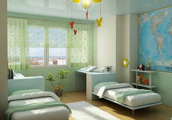 Водні фарби для дитячої кімнати