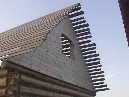 Як зробити фронтони двосхилим даху — пристрій і обшивка (фото, відео, схеми)