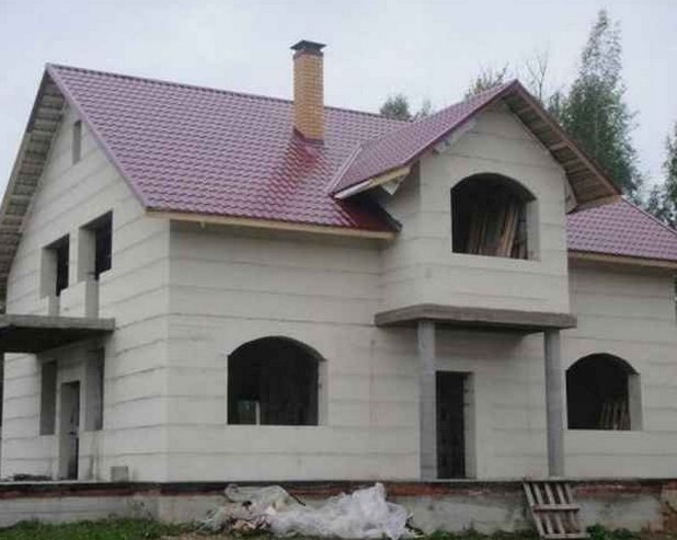 Фото будинків з газосилікатних блоків