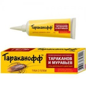Гель Тараканофф склад, інструкція та відгуки Гель Тараканофф склад, інструкція та відгуки