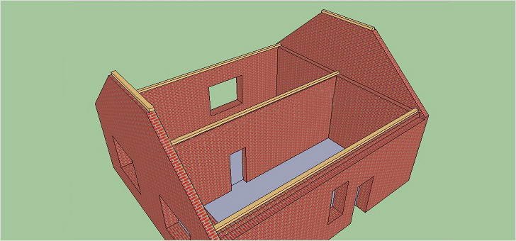 Напіввальмові дах своїми руками — конструкція і кроквяна система (фото, відео, схеми)