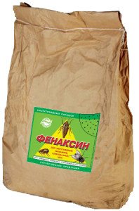 Порошок від клопів Фенаксин: склад та інструкція по застосуванню