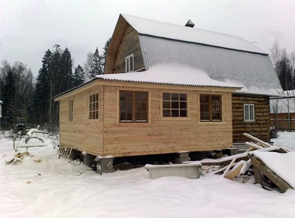 Прибудова до будинку з каркаса   відео монтажу своїми руками