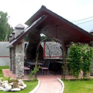 Фотографії альтанок з цегли: огляд, варіанти будівництва