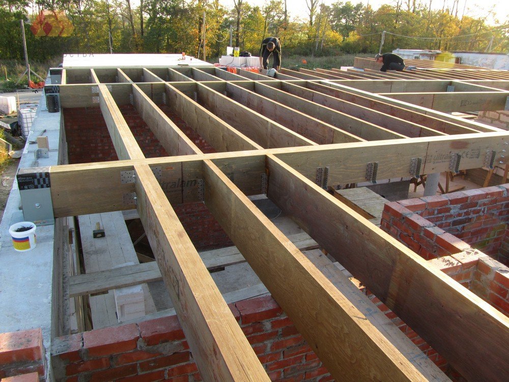 Деревяні перекриття в будинку з газобетону   відео інструкція