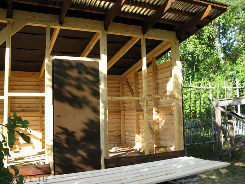 Як побудувати сарай з односхилим дахом своїми руками — покрокова інструкція (фото, відео, схеми)