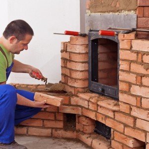 Камін з цегли своїми руками