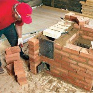 Будуємо грубку крихітку з цегли своїми руками