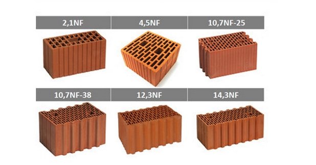 Керамічні блоки розміри і ціна Керамічні блоки розміри і ціна