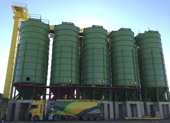 Силос для цементу Будівництво будинків і конструкцій з піноблоків Силос для цементу Будівництво будинків і конструкцій з піноблоків