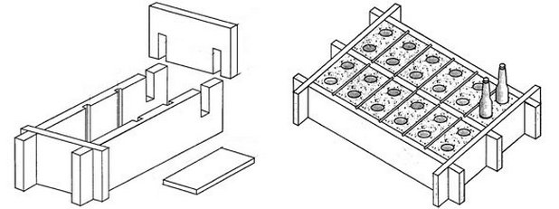 Форма для шлакоблоку своїми руками (+креслення)