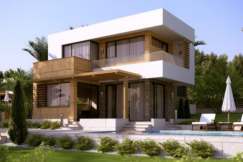 Каркасні будинки з плоским дахом — пристрій і монтаж (фото, відео)