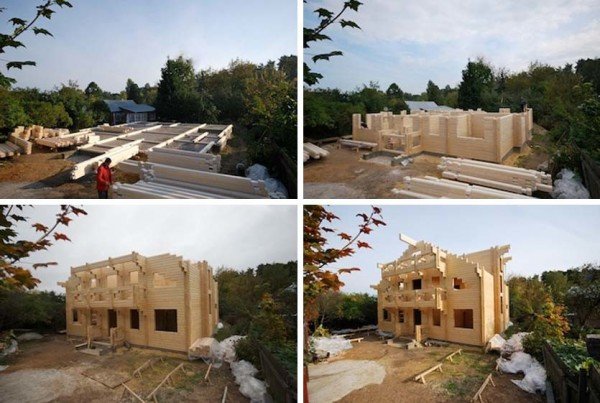 Красиві будинки з бруса з мансардою з бруса як побудувати?