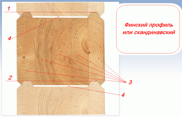 Німецький і скандинавський профільований брус: плюси і мінуси