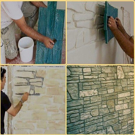 Декоративний друкарський бетон своїми руками Будівництво будинків і конструкцій з піноблоків