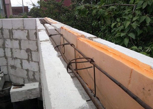 Армопояс на піноблоки   види армопоясов і поради виконроба