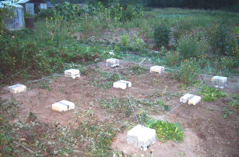 Будівництво альтанки з односхилим дахом — креслення та розрахунок (фото, відео)