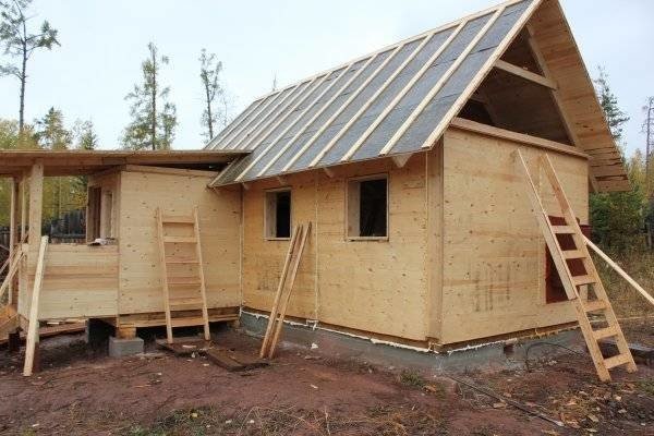 Економічна щитова лазня своїми руками