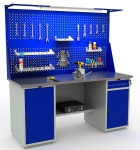 Як правильно зробити верстат в гараж своїми руками: креслення з розмірами, етапи виготовлення