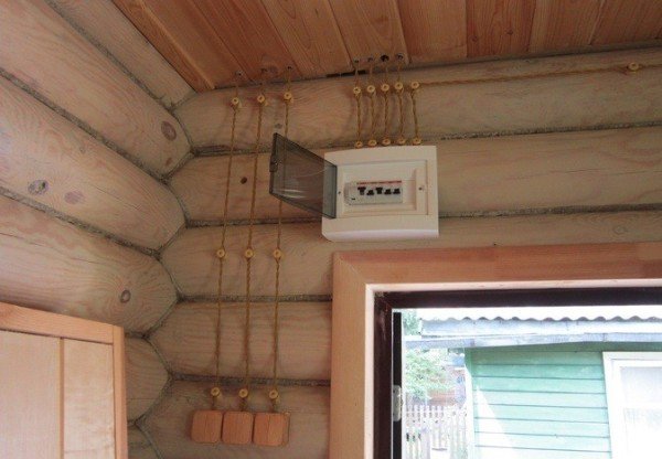 Може бути ретро проводка в деревяному будинку?