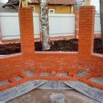 Фотографії альтанок з цегли: огляд, варіанти будівництва