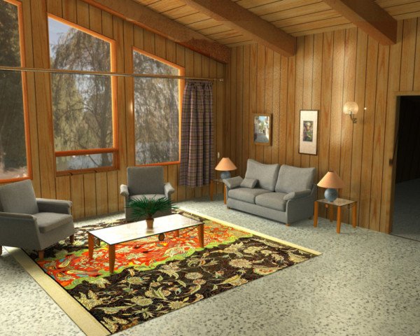 Дизайн інтерєру деревяного будинку