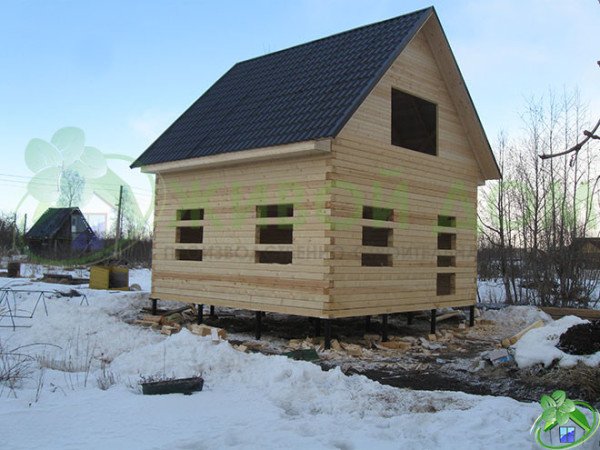 Переваги будинків 6 на 6 з бруса