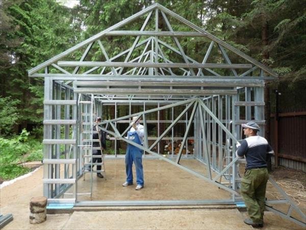 Гаражі з металопрофілю як побудувати своїми руками: відео Гаражі з металопрофілю як побудувати своїми руками: відео