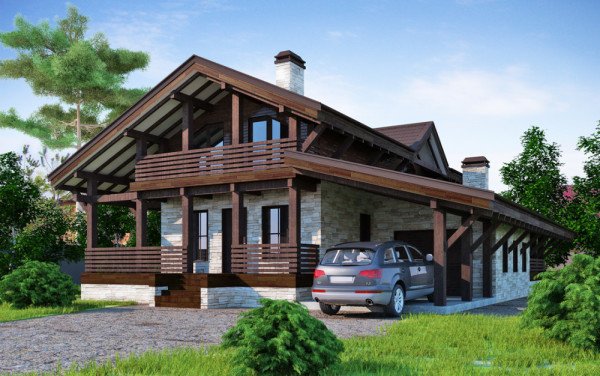 Як побудувати комбіновані будинки з піноблоків і дерева