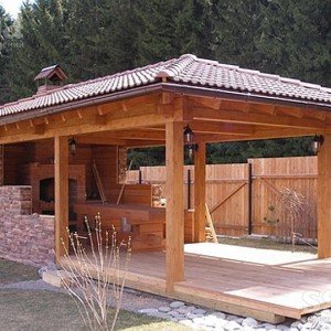 Як правильно і акуратно побудувати цегляну альтанку з мангалом з цегли