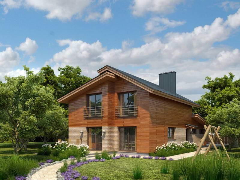 Пристрій і конструкція двосхилим даху будинку — фото, відео, схеми