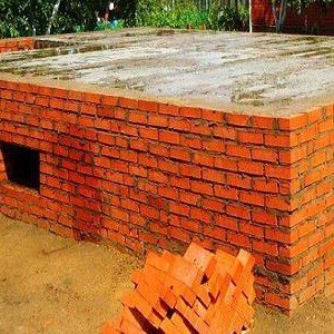 Цоколь фундаменту з цегли своїми руками