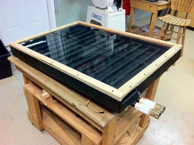 Як зробити сонячні колектори для опалення будинку