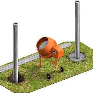 Як бетонувати стовпи для забору: особливості правильної заливки Як бетонувати стовпи для забору: особливості правильної заливки