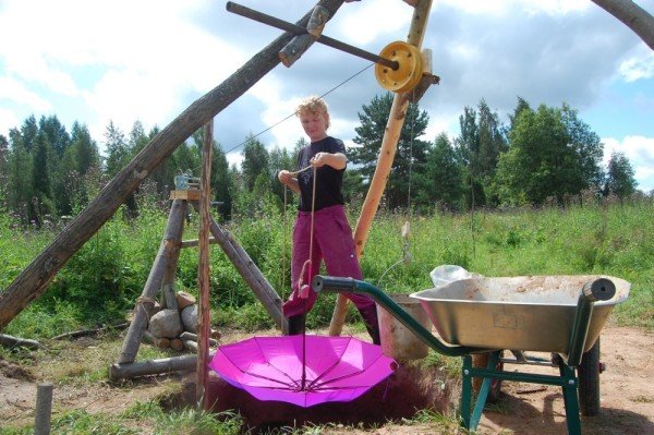 Як побудувати зруб для колодязя своїми руками