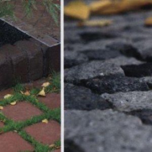 Садові доріжки з червоної цегли та інших матеріалів