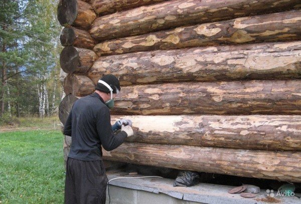 Як здійснюється шліфування зрубу