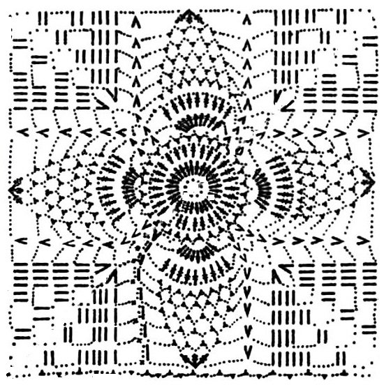 Схеми вязання мотивів гачком