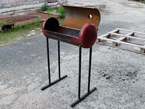 Мангал своїми руками з газового балона: інструменти, креслення і матеріали, етапи робіт, відео